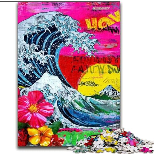 Puzzles für Erwachsene und Jugendliche, Graffiti, geeignet für Personen ab 14 Jahren, Lernspiele, Wichtelgeschenke (Größe 26x38cm) von LYXIANY