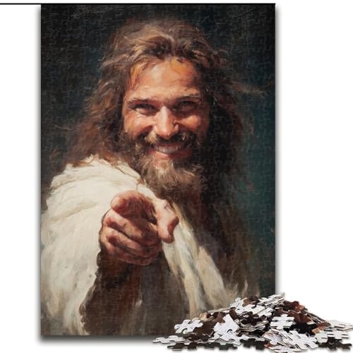 Puzzles für Erwachsene und Jugendliche, Jesus, ab 14 Jahren, Denksportspiel, Erwachsene und Jugendliche, 50x75cm Puzzles für Erwachsene und Jugendliche, Jesus, ab 14 Jahren, Denksportspiel, Erwachsene und Jugendliche, 50x75cm von LYXIANY