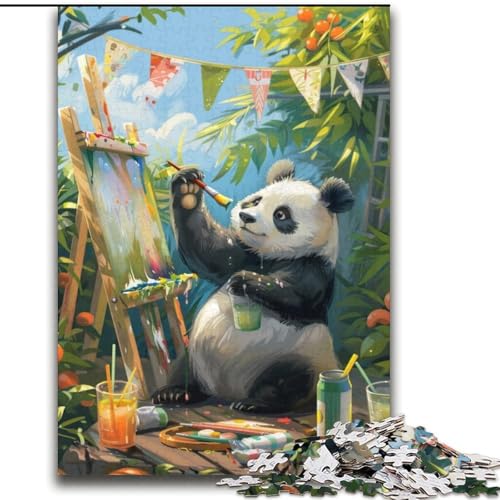 Puzzles für Erwachsene und Jugendliche, Panda-Maler, Lernspiele, Heimdekoration, Künstlersammlung, Bildende Kunst, 70x100cm von LYXIANY