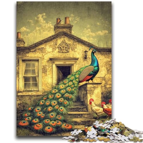 Puzzles für Erwachsene und Jugendliche, Pfau, dekomprimierendes intellektuelles Lernspielzeug, tolle Geschenke und Spielzeuge, 26x38cm Puzzles für Erwachsene und Jugendliche, Pfau, dekomprimierendes intellektuelles Lernspielzeug, tolle Geschenke und Spielzeuge, 26x38cm von LYXIANY
