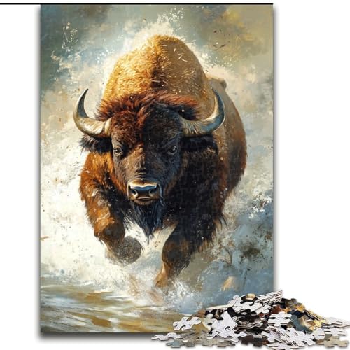 Puzzles für Erwachsene und Jugendliche, Puzzle, Buffalo-Spielzeug, Lernspiele, Stressabbau, tolle Geschenke und Spielzeuge, 50x75cm von LYXIANY