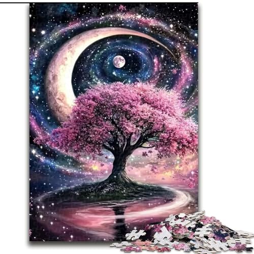Puzzles für Erwachsene und Jugendliche, Puzzle, Kirschblütenbaum, Spielzeug, Lernspiele, Stressabbau, tolle Geschenke und Spielzeuge, 26x38cm von LYXIANY
