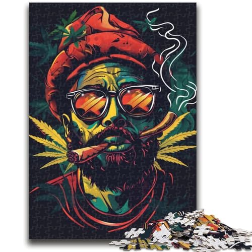 Puzzles für Erwachsene und Jugendliche, Puzzle, Rauchdekompression, intellektuelles Lernspielzeug, geeignet für Paare ab 14 Jahren, 50x75cm Puzzles für Erwachsene und Jugendliche, Puzzle, Rauchdekompression, intellektuelles Lernspielzeug, geeignet für Paare ab 14 Jahren, 50x75cm von LYXIANY