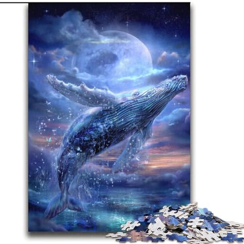 Puzzles für Erwachsene und Jugendliche, Puzzle, Weltraumwal, dekomprimierendes, intellektuelles Lernspielzeug, geeignet für Paare ab 14 Jahren, 70x100cm Puzzles für Erwachsene und Jugendliche, Puzzle, Weltraumwal, dekomprimierendes, intellektuelles Lernspielzeug, geeignet für Paare ab 14 Jahren, 70x100cm von LYXIANY
