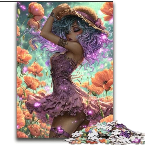 Puzzles für Erwachsene und Jugendliche, Puzzle „Mohnblumenmädchen“, Quizspiel für Erwachsene, ganze Familie, 70x100cm Puzzles für Erwachsene und Jugendliche, Puzzle „Mohnblumenmädchen“, Quizspiel für Erwachsene, ganze Familie, 70x100cm von LYXIANY