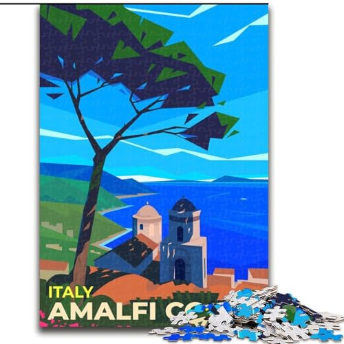 Puzzles für Erwachsene und Jugendliche, Puzzle Amalfiküste, pädagogisches Spielzeug zum Stressabbau, tolle Geschenke und Spielzeuge, 26x38cm Puzzles für Erwachsene und Jugendliche, Puzzle Amalfiküste, pädagogisches Spielzeug zum Stressabbau, tolle Geschenke und Spielzeuge, 26x38cm von LYXIANY