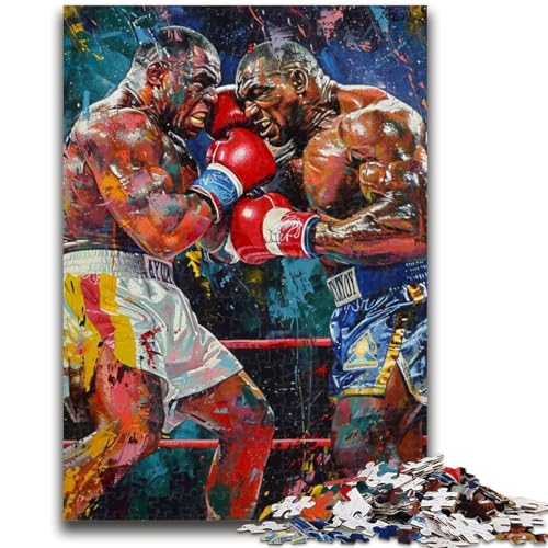 Puzzles für Erwachsene und Jugendliche, Puzzle-Boxer für Lernspiele, Herausforderungsspielzeug, einzigartige Heimdekoration und Geschenke, 50x75cm Puzzles für Erwachsene und Jugendliche, Puzzle-Boxer für Lernspiele, Herausforderungsspielzeug, einzigartige Heimdekoration und Geschenke, 50x75cm von LYXIANY