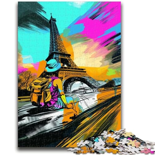 Puzzles für Erwachsene und Jugendliche, Puzzle-Kunst, Eiffelturm-Quizspiel, ganze Familie, 50x75cm Puzzles für Erwachsene und Jugendliche, Puzzle-Kunst, Eiffelturm-Quizspiel, ganze Familie, 50x75cm von LYXIANY