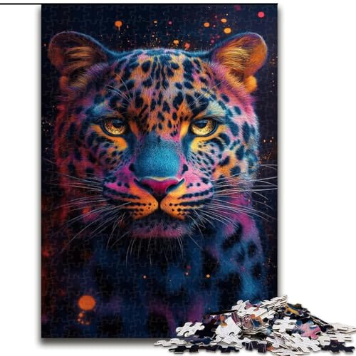 Puzzles für Erwachsene und Jugendliche, Puzzle-Leopard, Quizspiel zur Stärkung der Liebe zwischen Paaren für Kinder ab 14 Jahren (Größe 26x38cm) von LYXIANY