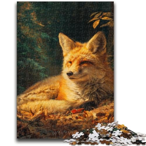Puzzles für Erwachsene und Jugendliche, Puzzle-Waldfuchs-Quizspiel, ganze Familie, 26x38cm Puzzles für Erwachsene und Jugendliche, Puzzle-Waldfuchs-Quizspiel, ganze Familie, 26x38cm von LYXIANY