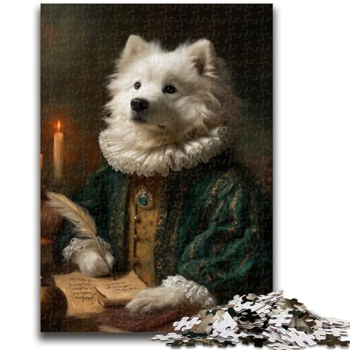 Puzzles für Erwachsene und Jugendliche, Tier-Samojede, anspruchsvolles Spiel und Familienspiel, Lernspiel für Geburtstag, Weihnachten, 50x75cm von LYXIANY
