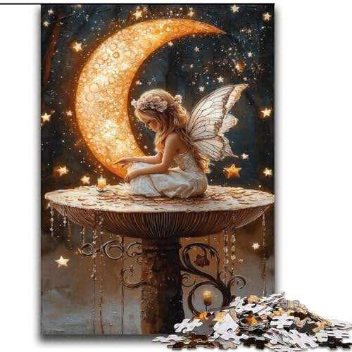 Puzzles für Erwachsene und Jugendliche Puzzle „Der Mond und der Elf“ Quizspiel für Erwachsene und Jugendliche ganze Familie 70x100cm Puzzles für Erwachsene und Jugendliche Puzzle „Der Mond und der Elf“ Quizspiel für Erwachsene und Jugendliche ganze Familie 70x100cm von LYXIANY
