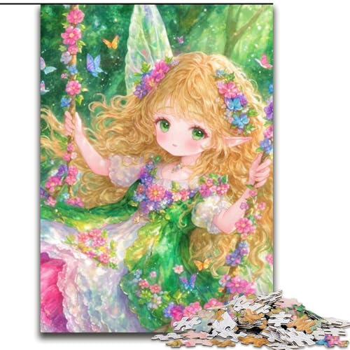 Puzzles für Erwachsene und Teenager, Puzzle, Anime-Mädchen-Spielzeug, Lernspiele, Stressabbau, tolle Geschenke und Spielzeuge, 50x75cm von LYXIANY