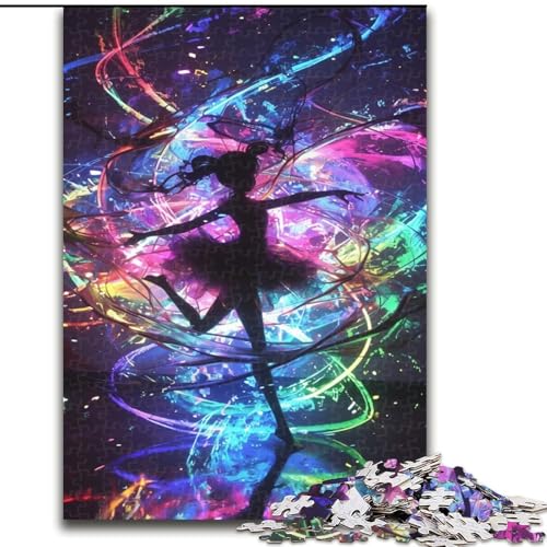 Puzzles für Erwachsene und Teenager, Puzzle Japanisches Anime-Mädchen, Familienaktivität zur Stärkung der Liebe zwischen Paaren, für Kinder ab 14 Jahren (Größe 50x75cm) von LYXIANY
