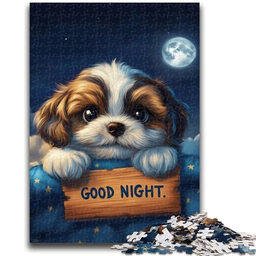 Puzzles für Erwachsene und Teenager, Puzzle-Welpen, anspruchsvolles Spiel und Familienspiel, Lernspiel für Geburtstag, Weihnachten, 38x26cm von LYXIANY