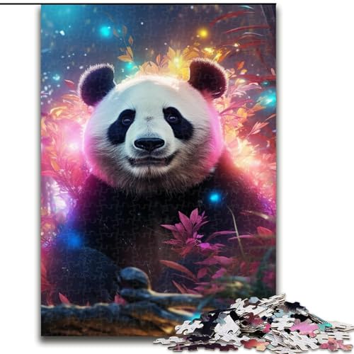 Puzzles für Erwachsene. Bunte Panda-Puzzles für Erwachsene. Größe: 50x75cm. Anspruchsvolles Denkspiel – Entspannendes Spielzeug für Teenager. von LYXIANY