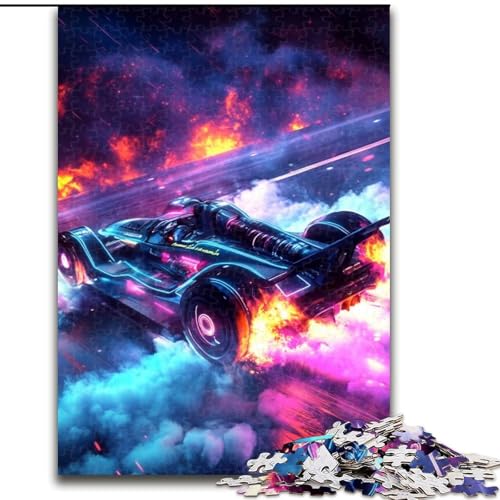 Puzzles für Erwachsene. Coole Sportwagen-Puzzles für Erwachsene. Größe: 50x75cm. Anspruchsvolles Denkspiel – Entspannendes Spielzeug für Teenager. von LYXIANY