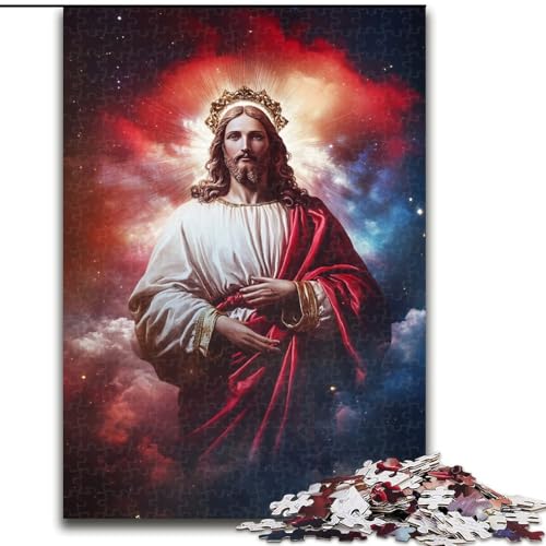 Puzzles für Teenager, 1000 Puzzles, Jesus-Kunst, Spielzeug, Lernspiele, Stressabbau, Stärkung der Liebe zwischen Paaren (Größe 50x75cm) von LYXIANY