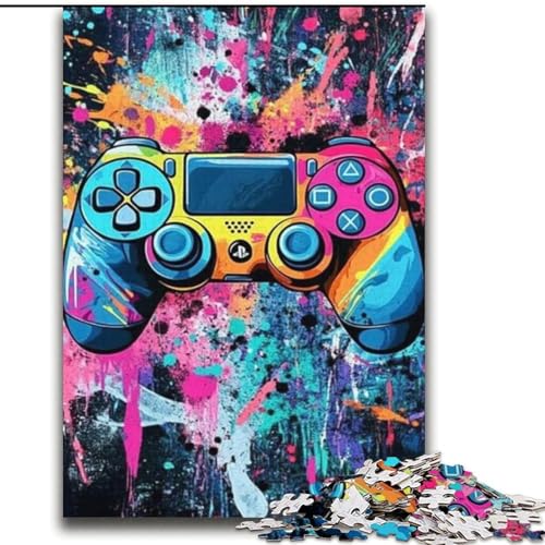 Puzzles für Teenager, 1000 Spiele, Graffiti, Lernspielzeug, Familienspiele, Lernspiel für Geburtstag, Weihnachten, 38x52cm von LYXIANY