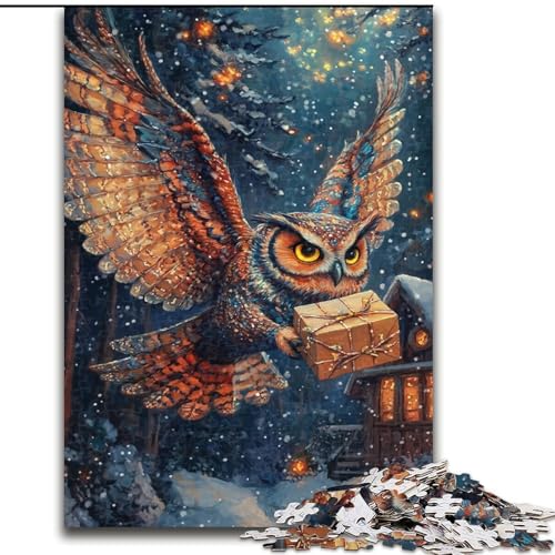 Puzzles für Teenager, 1000 Teile, Eulenbote, anspruchsvolles Spielspielzeug, ganze Familie, 50x75cm Puzzles für Teenager, 1000 Teile, Eulenbote, anspruchsvolles Spielspielzeug, ganze Familie, 50x75cm von LYXIANY