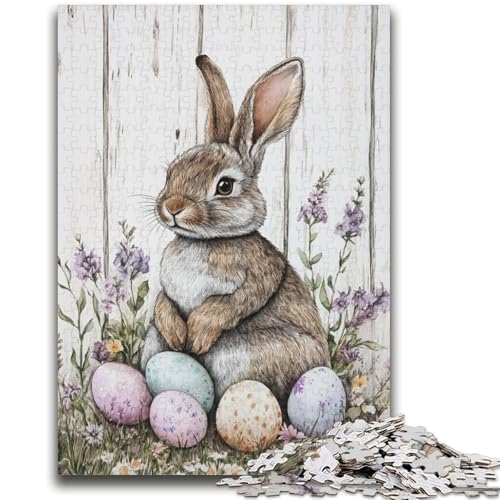 Puzzles für Teenager, 1000 Teile, Osterhase, Babyspielzeug, Lernspiele, Stressabbau, Künstlersammlung, Bildende Kunst, 26x38cm von LYXIANY
