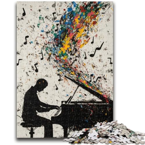 Puzzles für Teenager, 1000 Teile, Puzzle Art Piano, Stressabbau, Staycation, Zeit totschlagen, mit passendem Poster und Quizblatt, 50x75cm Puzzles für Teenager, 1000 Teile, Puzzle Art Piano, Stressabbau, Staycation, Zeit totschlagen, mit passendem Poster und Quizblatt, 50x75cm von LYXIANY