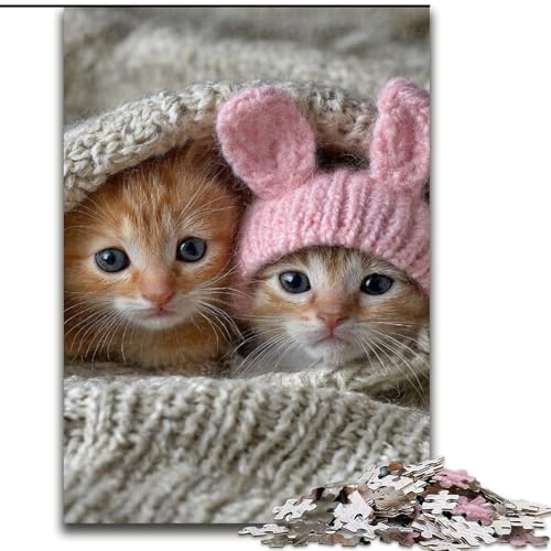 Puzzles für Teenager, 1000 Teile, schlafende Katze, für Lernspiele, Herausforderungen, Spielzeug, Geburtstagsgeschenk, Geschenke, Wandkunst, 50x75cm Puzzles für Teenager, 1000 Teile, schlafende Katze, für Lernspiele, Herausforderungen, Spielzeug, Geburtstagsgeschenk, Geschenke, Wandkunst, 50x75cm von LYXIANY