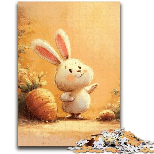 Puzzles für Teenager, 1000 Teile, süßes Kaninchen, für Lernspiele, Herausforderungen, Spielzeug, als Geschenk für die ganze Familie, 50x75cm Puzzles für Teenager, 1000 Teile, süßes Kaninchen, für Lernspiele, Herausforderungen, Spielzeug, als Geschenk für die ganze Familie, 50x75cm von LYXIANY