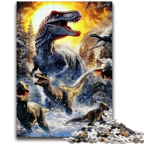 Puzzles für Teenager, 1000-teiliges Puzzle, Tyrannosaurus-Spielzeug, Lernspiele, Stressabbau, Künstlersammlung, Bildende Kunst, 50x75cm von LYXIANY
