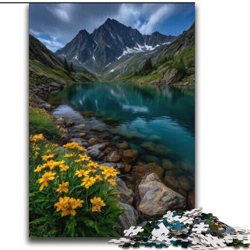Puzzles für Teenager, 2000 Puzzles, wunderschöne Berge und Seen, Lernspielzeug, Familienspiele, geeignet für die Schreibtischdekoration, 70x100cm von LYXIANY