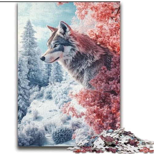 Puzzles für Teenager, 2000 Wolf-Lernspielzeug, einzigartige Heimdekoration und Geschenke für Kinder ab 14 Jahren, 70x100cm von LYXIANY