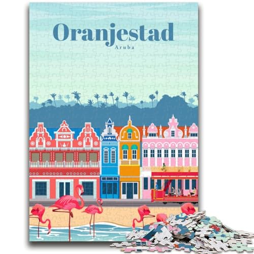 Reise nach Aruba, 1000-teiliges Puzzle für Erwachsene, Geschenke, anspruchsvolles Spiel und Familienspiel, Eltern-Kind-Interaktion, 1000 Teile (50x75cm) von LYXIANY