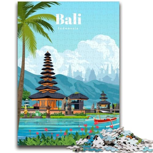 Reise nach Bali, Puzzle für Erwachsene, 1000 Puzzleteile, anspruchsvolles Spiel, ganze Familie, 1000 Teile (26x38cm) von LYXIANY