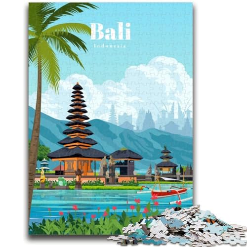Reise nach Bali, Puzzle für Erwachsene, 1000 Puzzleteile, anspruchsvolles Spiel, ganze Familie, 1000 Teile (50x75cm) von LYXIANY