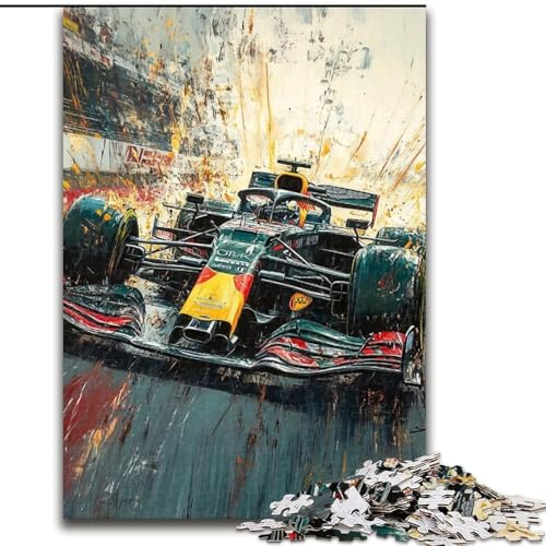 Rennpuzzle, 1000 Teile, für Erwachsene, geeignet ab 14 Jahren, Wanddekoration, Weihnachts- und Geburtstagsgeschenk (50x75cm) von LYXIANY