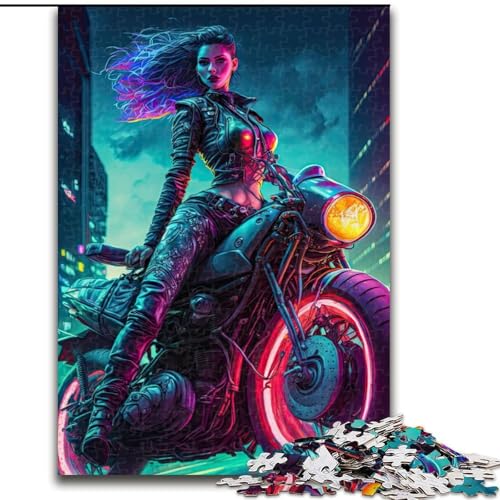 Rider-Puzzle, 1000 Teile, für Erwachsene, Holzpuzzle, Weihnachten, Halloween, Ostern, Neujahr, Größe 50x75cm von LYXIANY