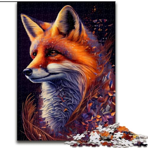 Rotfuchs-Tuschemalerei-Puzzle, 1000 Teile, pädagogisches Denkspiel, künstlerische Heim- und Bürodekoration, ab 14 Jahren, Größe 50x75cm Rotfuchs-Tuschemalerei-Puzzle, 1000 Teile, pädagogisches Denkspiel, künstlerische Heim- und Bürodekoration, ab 14 Jahren, Größe 50x75cm von LYXIANY