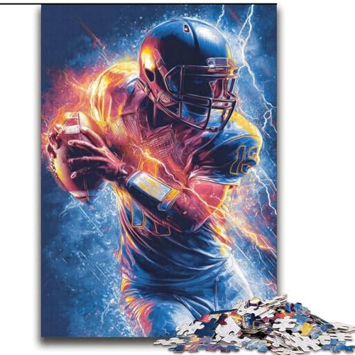 Rugby-Spieler-Puzzles für Teenager, Lernspiele, Heimdekoration, Geburtstagsgeschenk, Geschenke, Wandkunst (70x100cm) von LYXIANY