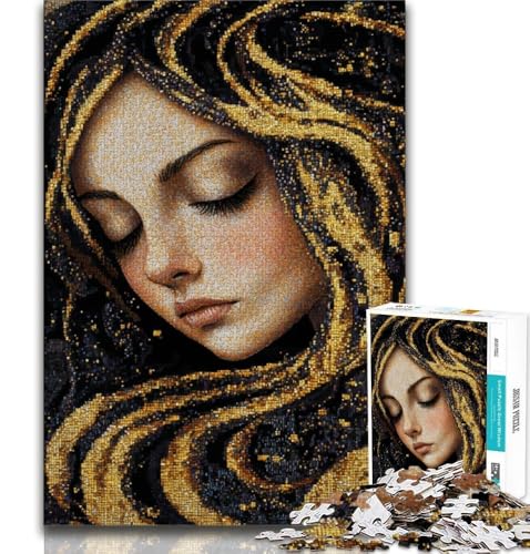 Schlafende Frau, 1000-teiliges Puzzle für Erwachsene und Jugendliche, Quizspiel, Wanddekoration, einzigartige Geburtstags, 50x75cm Schlafende Frau, 1000-teiliges Puzzle für Erwachsene und Jugendliche, Quizspiel, Wanddekoration, einzigartige Geburtstags, 50x75cm von LYXIANY