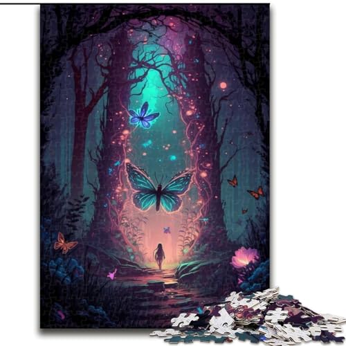Schmetterlings-Mystik-Puzzle, 1000 Teile, pädagogisches Denkspiel, künstlerische Heim- und Bürodekoration, ab 14 Jahren, Größe 38x26cm Schmetterlings-Mystik-Puzzle, 1000 Teile, pädagogisches Denkspiel, künstlerische Heim- und Bürodekoration, ab 14 Jahren, Größe 38x26cm von LYXIANY