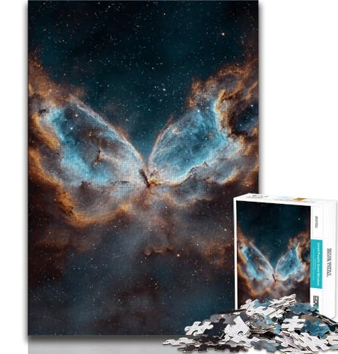 Schmetterlingsnebel-Puzzle, 1000 Teile, für Teenager, Denkspiel, Wanddekoration, einzigartige Geburtstags (38x26cm) von LYXIANY
