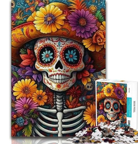 Skelett-Puzzle 1000 Teile für Erwachsene und Jugendliche, Spielzeug, Lernspiele, Stressabbau, tolle Geschenke und Spielzeuge (75x50cm) von LYXIANY