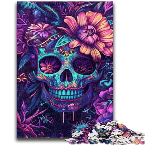 Skelett-Puzzle mit 1000 Teilen für Teenager, Denkspiel, Wanddekoration, einzigartige Geburtstags (38x26cm) von LYXIANY