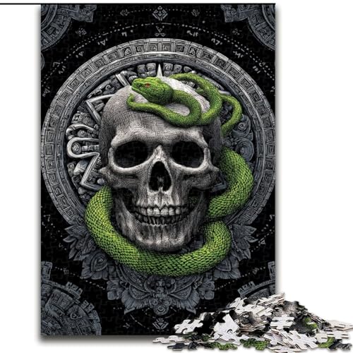 Skelett-Puzzles für Erwachsene und Jugendliche ab 14 Jahren, Stressabbau für Frauen (50x75cm) von LYXIANY