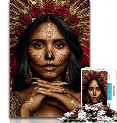 Skullgirls Art Puzzle 1000 Teile für Erwachsene und Jugendliche, Lernspielzeug, ganze Familie (38x26cm) von LYXIANY