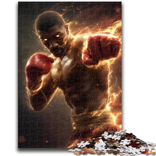 Space Boxer Puzzle für Teenager, 1000 Teile, Lernspiele, Wanddekoration, einzigartige Geburtstags (38x26cm) von LYXIANY