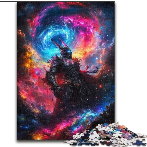Space Warrior Puzzle 1000 Teile für Teenager, interessante Stressreduzierung durch Eltern-Kind-Interaktion (Größe 26x38cm) von LYXIANY