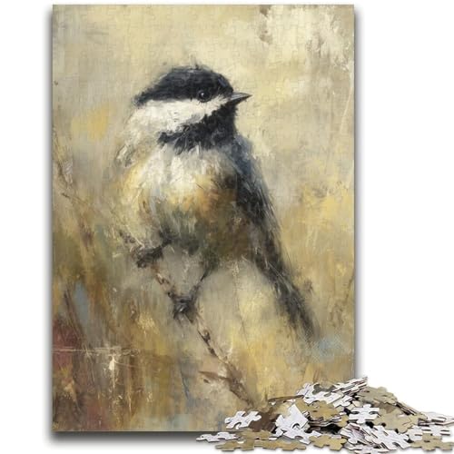 Spatzen-Puzzle mit 1000 Teilen für Teenager, Denkspiel, Wanddekoration, einzigartige Geburtstags (38x26cm) von LYXIANY