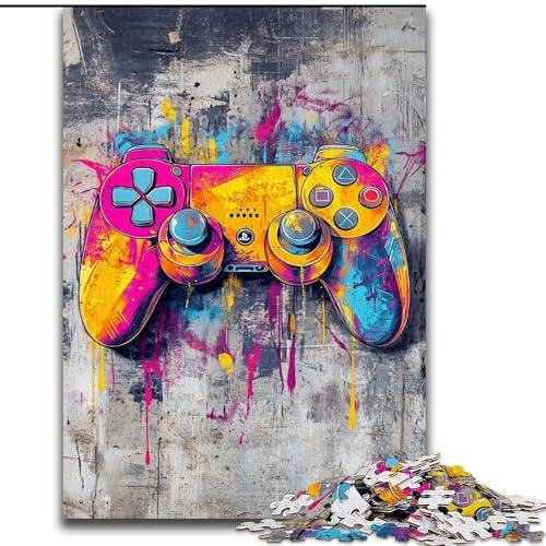 Spiel-Graffiti-Puzzles für Teenager, 1000-teiliges Puzzle, lustige Spiele, Wanddekoration, einzigartige Geburtstags (50x75cm) von LYXIANY