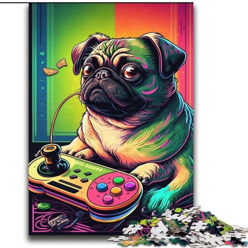 Spiel Mops Puzzles für Teenager 2000, Lernspiele Heimdekoration Einzigartige Heimdekoration und Geschenke (70x100cm) von LYXIANY
